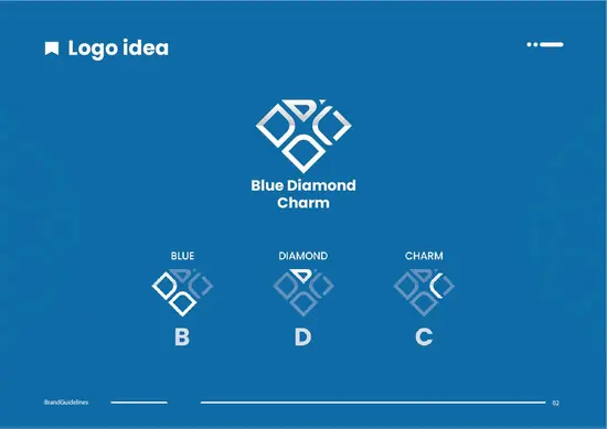 Blue Diamond Charm, Artwork 2